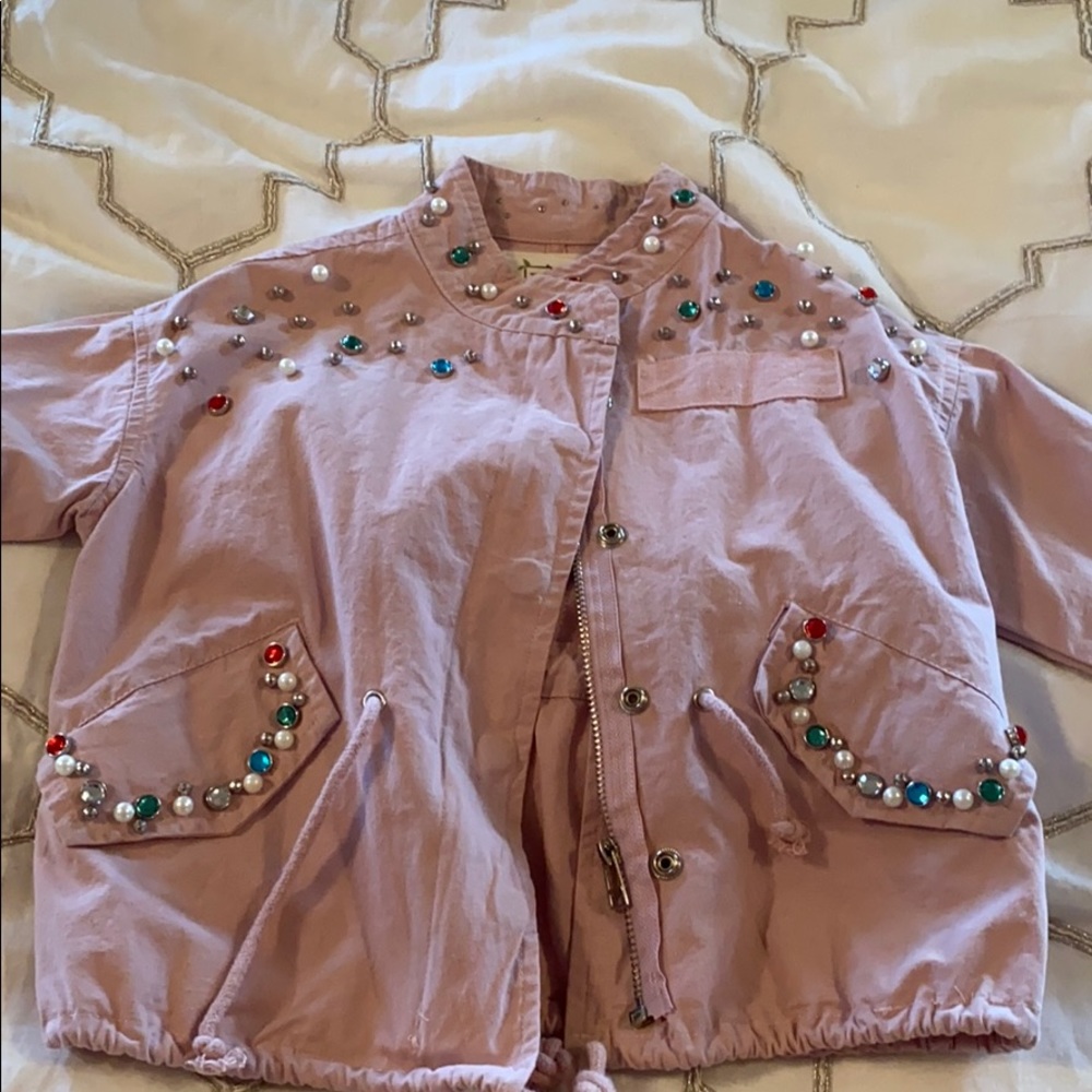 Girls studded spring jacket